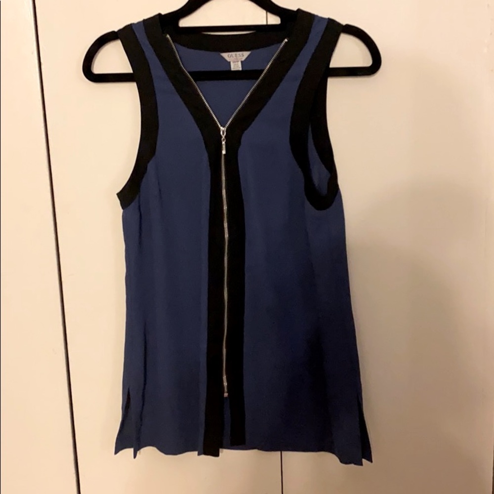 Zip front tank